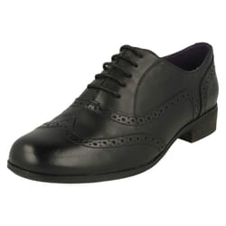 Ladies Clarks Brogues Hamble Oak - D Fit - UK 4.5, Black