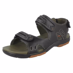 Mens Clarks Sandals Un Charter - Black Leather - UK Size 7G - EU Size 41 - US Size 8M