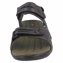Mens Clarks Sandals Un Charter - Black Leather - UK Size 7G - EU Size 41 - US Size 8M