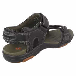 Mens Clarks Sandals Un Charter - Black Leather - UK Size 7G - EU Size 41 - US Size 8M