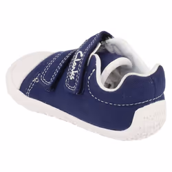 Boys Clarks Canvas Doodles Little Chap - Navy Canvas - UK Size 2G - EU Size 17.5 - US Size 2.5W