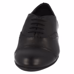 Clarks Girls Smart School Shoe Erica Lace - Black Leather - UK Size 13G - EU Size 34 - US Size 13.5W