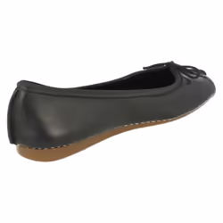 Ladies Clarks Comfort Everyday Flats Freckle Ice - D Fit - UK 3.5, Black - Additional view 4