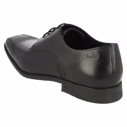 Mens Clarks Formal Lace Up Shoes Baker Lace - G Fit - UK 8.5, Black