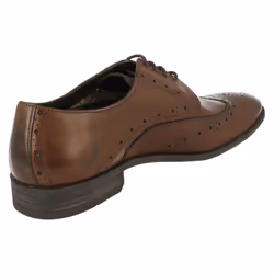 Mens Clarks Smart Brogues Chart Limit - G Fit - UK 8, Brown