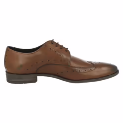 Mens Clarks Smart Brogues Chart Limit - G Fit - UK 8, Brown