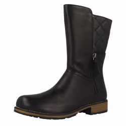 Girls Clarks Mid Calf Boots Kelpie Heidi - F Fit - UK 10.5 Child, Black