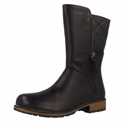 Girls Clarks Mid Calf Boots Kelpie Heidi - F Fit - UK 12 Child, Black