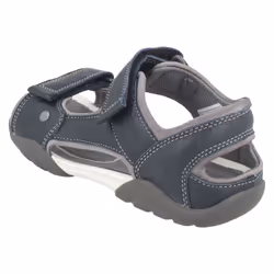 Boys Clarks Sandals Mirlo Deck - Navy Leather - UK Size 10G - EU Size 27.5 - US Size 10.5W