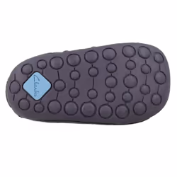 Girls Clarks First Shoes Little Darcy - Navy Leather - UK Size 2G - EU Size 17 - US Size 2.5W