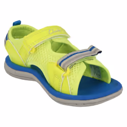 Boys Clarks Casual Sandals Piranha Boy - F Fit - UK 5 Infant, Yellow