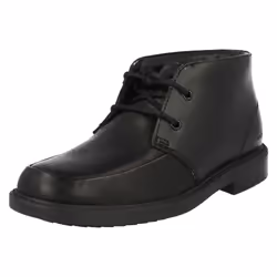 Boys Clarks Smart Boots Deon Top - F Fit - UK 2.5 Child, Black