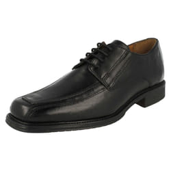 Mens Clarks Lace Up Shoes Driggs Walk - G Fit - UK 8, Black