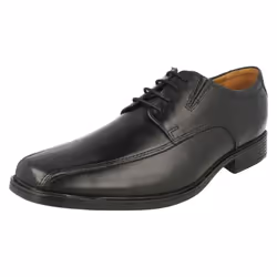 Mens Clarks Formal Shoes Tilden Walk - G Fit - UK 7.5, Black
