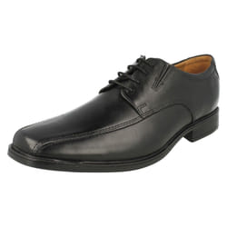 Mens Clarks Formal Shoes Tilden Walk - G Fit - UK 10.5, Black