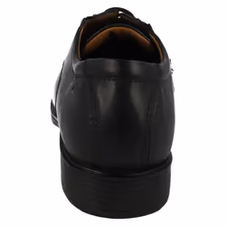 Mens Clarks Formal Lace Up Shoes Tilden Cap - Black, UK 7