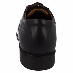 Mens Clarks Formal Lace Up Shoes Tilden Cap - Black, UK 7.5