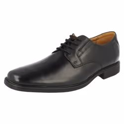 Mens Clarks Formal Shoes Tilden Plain - G Fit - UK 8.5, Black