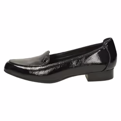 Ladies Clarks Flats Keesha Luca - E Fit - UK 3, Black