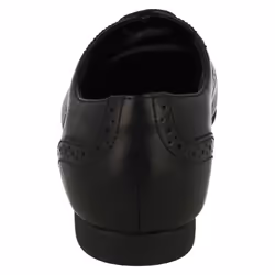 Girls Clarks Brogue Style School Shoes Selsey Cool - G Fit - UK 13 Child, Black