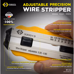CK Tools 330013 Wire Stripper Size 2 Range 0.25-0.80mm - Additional view 4