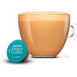 Dolce Gusto Flat White Coffee Pods total of 48 Coffee Capsules Creamy Coffee Flavour (3 Packs)