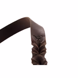 HUNTER Sansibar SOLID Adjustable Leather Dog Lead Braided Durable Elegant 2 x 200 cm Dark Brown