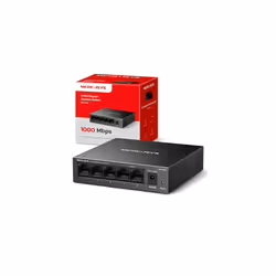 MERCUSYS MS105GS 5 Port Gigabit Network Switch, Ethernet Switch, Metal Case, Gigabit Switch, Ethernet Splitter, Desktop or Wa ...