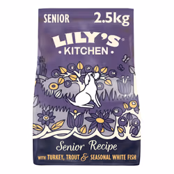 Lily?s Kitchen Made with natural Ingredients Senior Dry Dog Food Turkey & Trout Complete Nutrition 2.5kg Bag