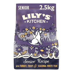 Lily?s Kitchen Made with natural Ingredients Senior Dry Dog Food Turkey & Trout Complete Nutrition 2.5kg Bag