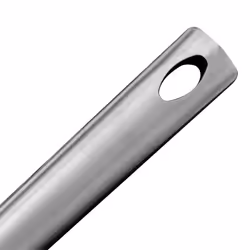 ORIGIN Nylon Chinese Turner, Spatula, Plastic Function Head, Stainless Steel Handle, 35.5x11x5cm, Silver & Black