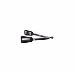 Multi-Purpose Tong PBT Length 23cm, Heat Resistant to 220C, Non-Stick cookware Safe, Locking Mechanism, Dishwasher Safe, Silv ...
