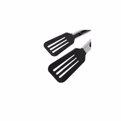 Multi-Purpose Tong PBT Length 23cm, Heat Resistant to 220C, Non-Stick cookware Safe, Locking Mechanism, Dishwasher Safe, Silver/Black (687980)