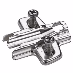 Hettich Hinge Cross Mounting Plate 1.5mm Sensys/Intermat 9071626 Euro Screws - PACK OF 2
