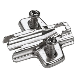 Hettich Hinge Cross Mounting Plate 1.5mm Sensys/Intermat 9071626 Euro Screws - PACK OF 2