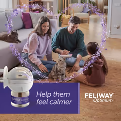 FELIWAY Optimum diffuser & 30 day refill cat conflict and stress 48 ml