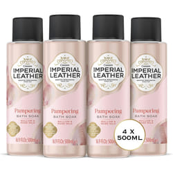 Imperial Leather Pampering BathSoak RoseMilk Bubble Bath Packof4x500ml