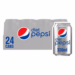 Pepsi Diet Cola Cans, 24 x 330ml