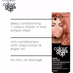Clairol Colour Gloss Up Conditioner, Rose All Day, 130ml