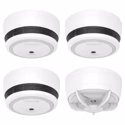 Cavius Radio Linked 3 x Smoke Alarms + 1 x Heat Alarm Kit Grade F1 LD2