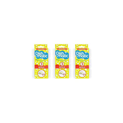 9 x Dishmatic Non Scratch White Refill Sponges Cleaning Scourer