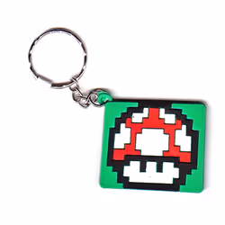 Mushroom Sprite | Nintendo Official Rubber Keyring