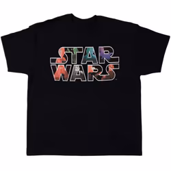 Star Wars "Colorful Logo" Kids T-Shirt [5-6 Years] Black