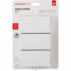 Honeywell Home Ding Dong Classic Wired Doorbell â White, D117