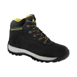 Delta Plus LH842 Nubuck Leather Hiker Safety Work Boots Black (Sizes 7-12) - 8