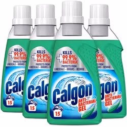 Calgon 3-in-1 Antibacterial Washing Machine Water Softener Gel 4 Pack x 750ml