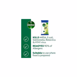 Dettol Antibacterial Surface Cleaning Disinfectant Wipes,360 Wipes