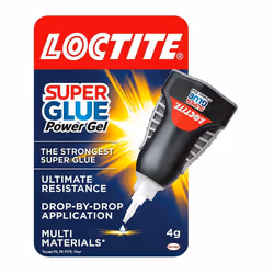 Loctite Super Glue Power Gel, Flexible Super Glue Gel, Superglue with Non-Drip Formula for Vertical Applications, Clear Glue  ...