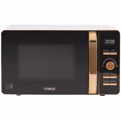 Tower Digital Solo Microwave 6 Power Levels 60 Minute Timer Rose Gold