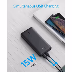 Anker Power Bank Essential 20000 Portable Charger Power IQ Technology